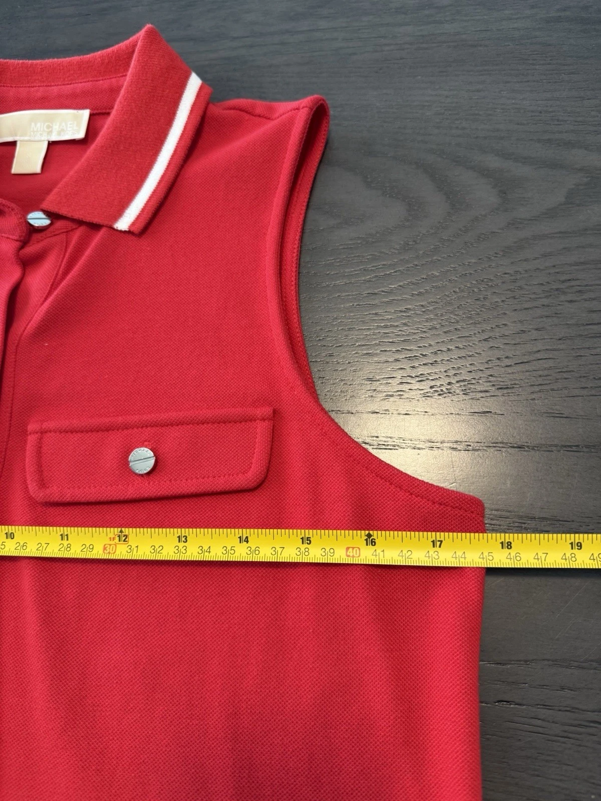 Abito donna rosso senza maniche Michael Kors taglia S