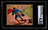 1940 SUPERMAN PHILADELPHIA GUM INC. SGC 4.5 VG-EX+ CARD #11