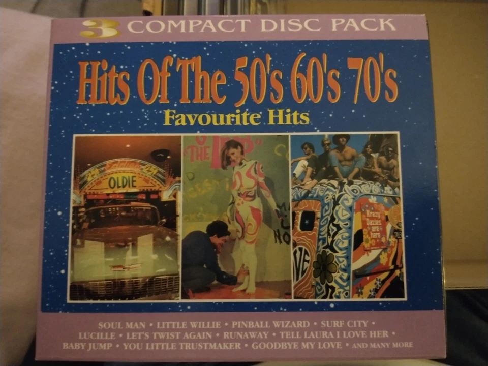 Hits of the 50's 60's 70's Johnny & Hurricanes, Bill Haley, Drifters, S.. [3 CD] - Bild 2 von 2