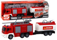 5905884452042 Straż PożArna Z Naczepą Leantoys 16617 1:16 Lean Toys
