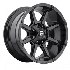 20x10 Fuel D575 Coupler 6x1356x5.56x139.7 -18 Gloss Black Wheels Rims Set4 1