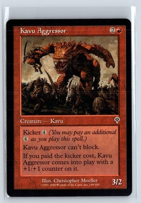 (3x) KAVU AGGRESSOR   MTG Magic the Gathering Card   Invasion   Common