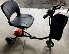 SuperHandy Passport 3-Wheel Foldable Electric Scooter 48V Adjustable Seat Black