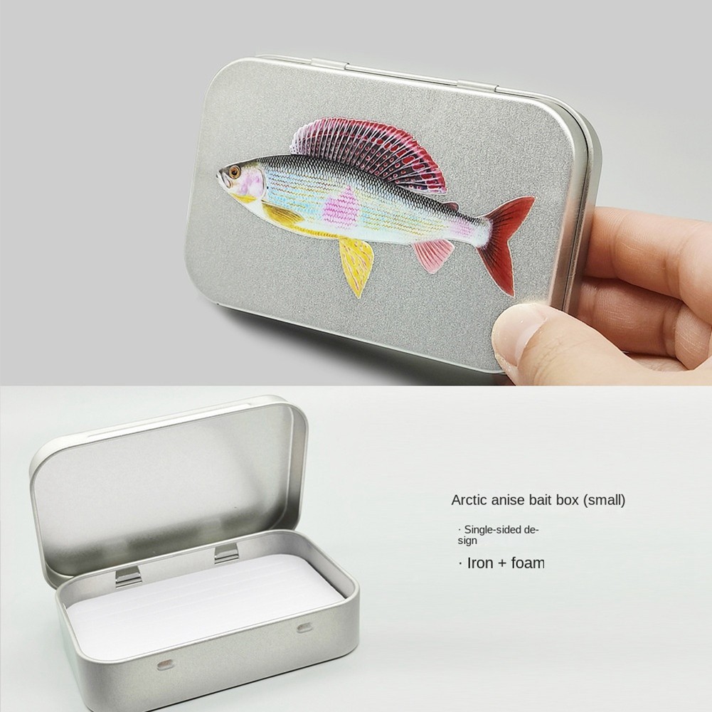 Grayling Trout Pattern Fly Metal Bait Box Fly Fishing  Accessories Fly Bait7095 - Image 7