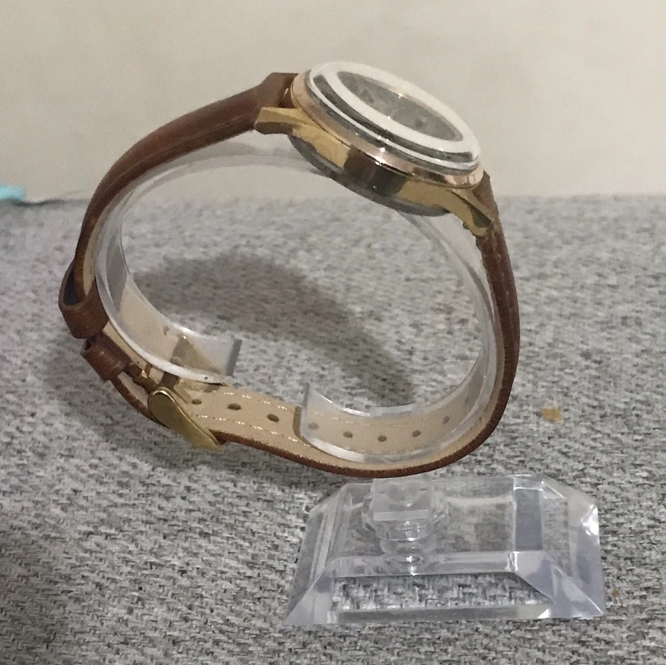 Vintage 18k Gold Plated CADRECLAIR Chronograph - Landeron Caliber 48 - 1950s. - Image 4 of 4