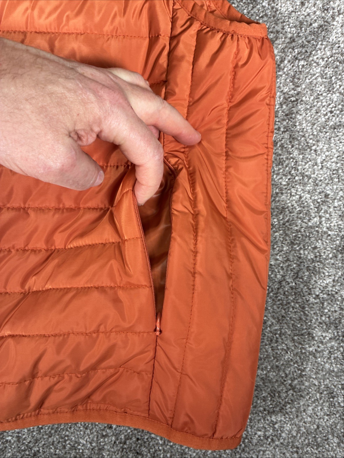JOHN BARTLETT CONSENSUS  Full Zip Orange Large Me… - image 3