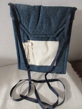 VHTF NEW Olde Colonial Designs TUCKABLE SHOULDER BAG Crossbody 6.5 x 8" Navy