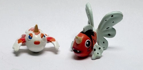 TOMY Pokemon CGTSJ Vintage Figure GOLDEEN + SEAKING 1999 Original Nintendo