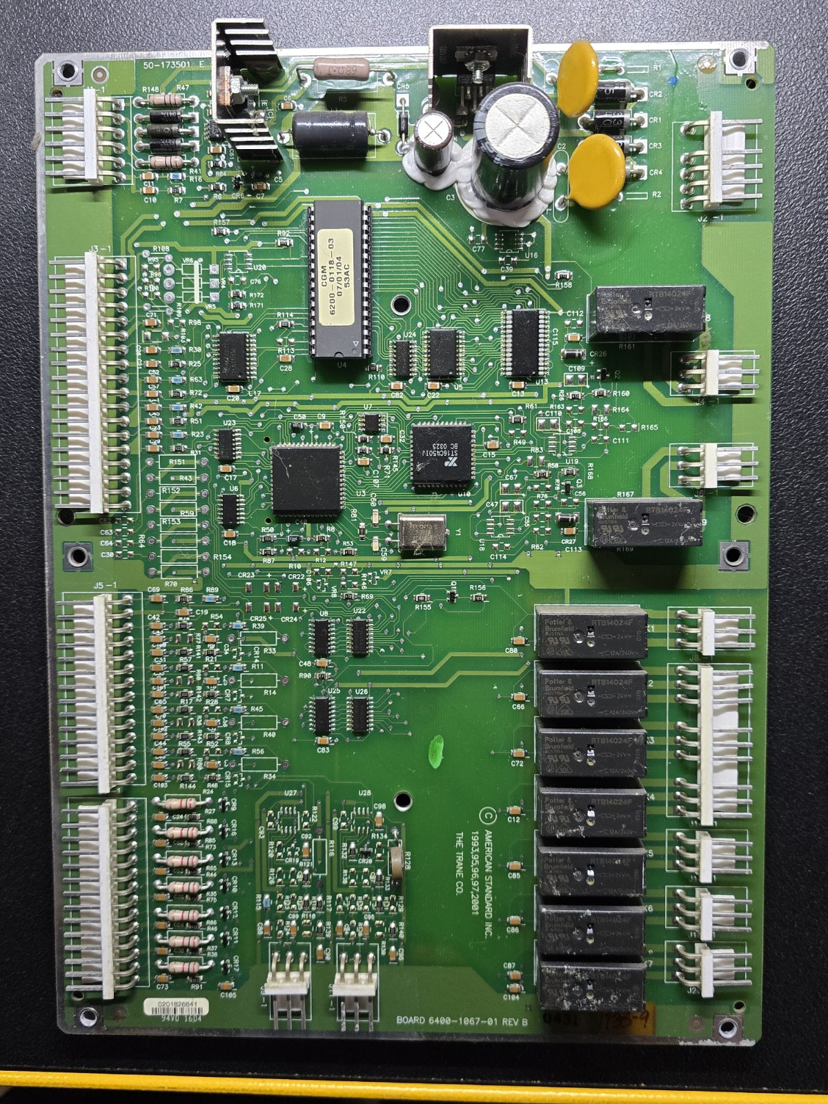 Trane Chiller Control Board 6400-1067-01 REV B