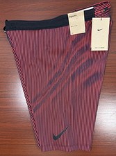Nike Dri-Fit ADV AeroSwift 1/2 Length Racing Tights Red FN3369 015 Mens Size M