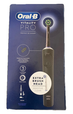 Oral-B Vitality PRO Elektrische Zahnbürste - Schwarz