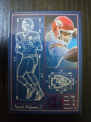 Icon Collection Mahomes Touchdown Architect #TA-10 Patrick Mahomes II Red Foil