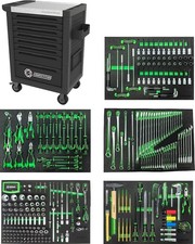 KS Tools COMPETITION Werkstattwagen mit 8 Sch...