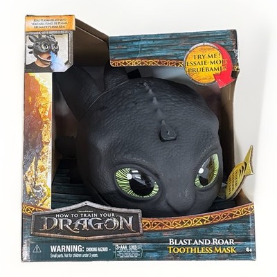 Blast and Roar Toothless Mask - How to Train Your Dragon Movie Dreamworks - NEW