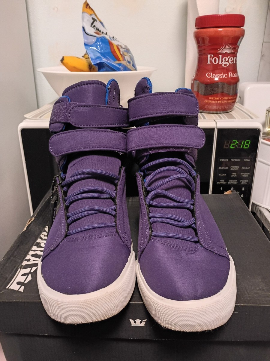RARE SUPRA TK SOCIETY ROYAL PURPLE! SKATEBOARD SHOES osiris Skytop