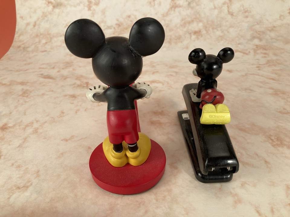 Mickey Mouse Vintage Tape Dispenser and Stapler | eBay