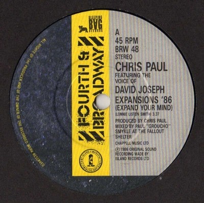 Chris Paul Featuring The Voice Of David Joseph - Expansions '86