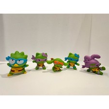 McDonald's Happy Meal TMNT x Hello Kitty Complete Set of 5 Figures