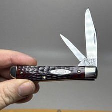 vintage Case Knife 1940-1964 6207 Trapper Very Nice Redbone