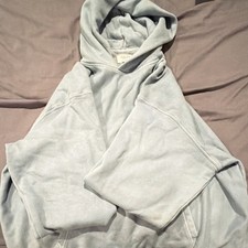 American Eagle Mens Blue Solid Relaxed Fit Pu...