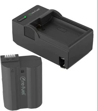 Digipower - EN-EL15 Digital Camera Battery & Charger kit, Replacement for Nikon