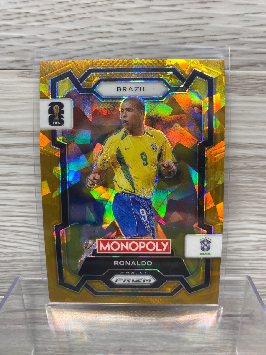 2026 Panini Prizm Monopoly FIFA World Cup Gold Ice #18 RONALDO (B