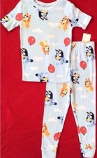 New BLUEY  BINGO 2 pc Pajamas Set Boys Girls 2T 3T 4T DOGS Top Shirt Tee Pants