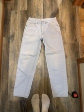 VINTAGE 90s Lee Riders Jeans Men 32x32 Blue Light Wash Straight Leg