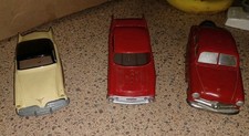 Lot Of 3 Vintage 1960's Metal Plastic AMT Friction Promo Kits 1 Working 8" LG