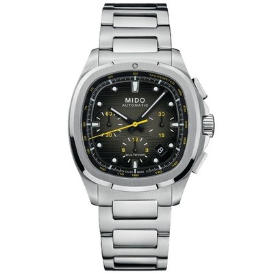 Mido Multifort TV Chronograph 42mm Grey Dial Men's Watch M0495271108100