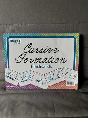 Abeka Cursive Formation Flashcards A-z And 1-10 Grade 3 And Up