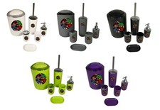 Bath Set 6PC Choose a Superhero Theme Logo Pl...