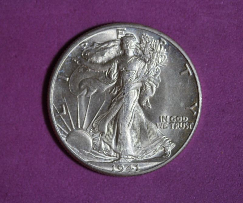 1941- Walking Liberty Half Dollar #P20247