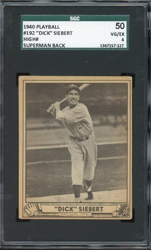 1940 Dick Siebert #192
