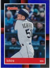 Ichiro 2022 Donruss Holo Blue Retro Variations