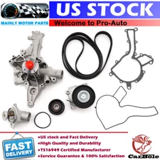 Engine Water Pump Thermostat Kit For Mercedes W210 W163 CLK430 ML320 SL500 ML500