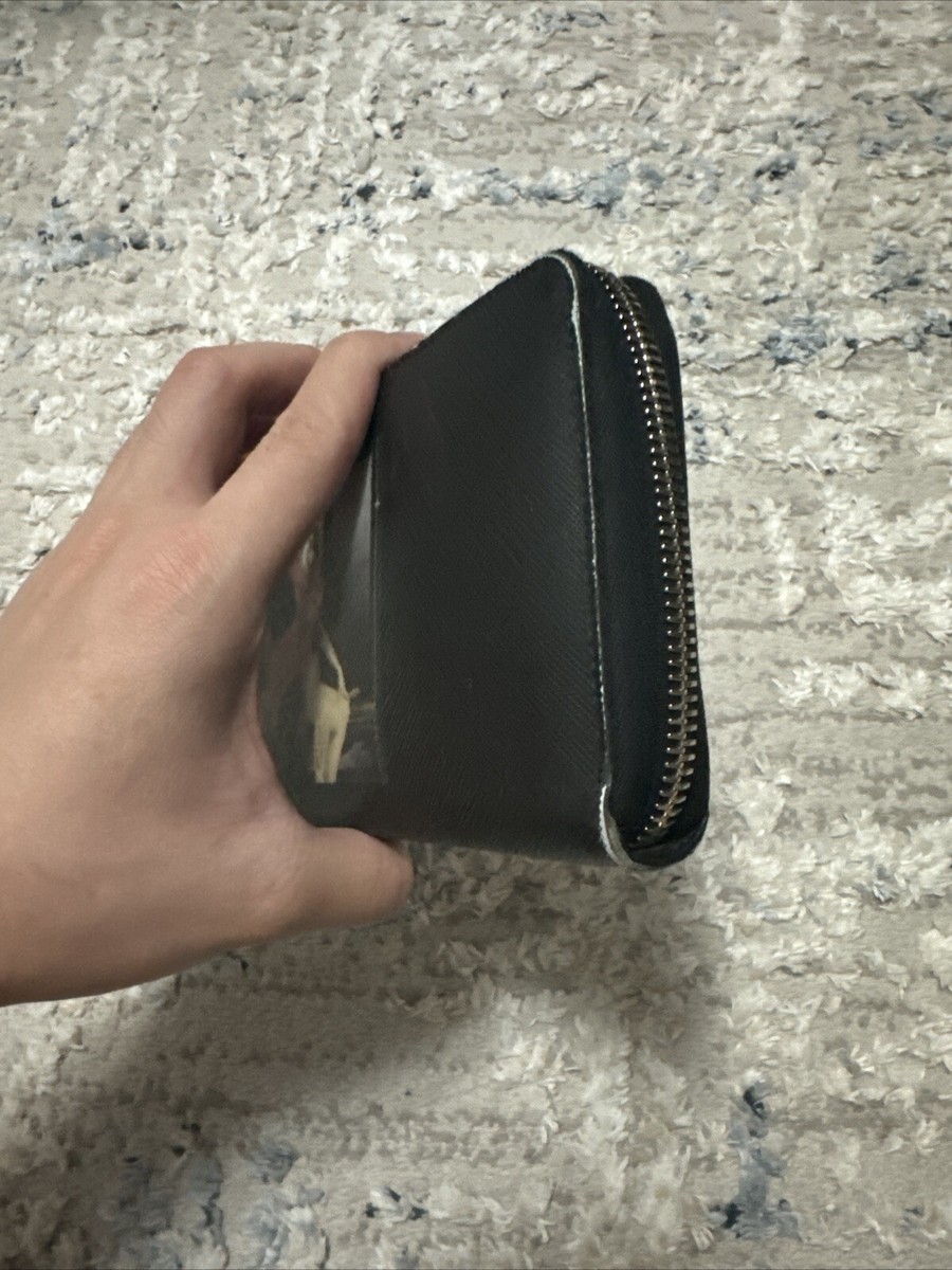 GIvenchy Black Coated Canvas Bambi Zip Around Wallet | eBay