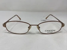 Chantal Occhiali Italy 40013 C.2 53-18-135 Brown Eyeglasses Frame TI55