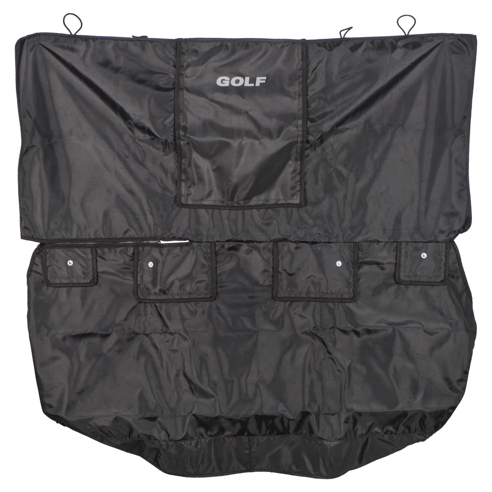 Cubierta de asiento negra con logotipo de golf Volkswagen Golf & Golf Sportwagen MK7 y Alltrack Foto 2 de 4