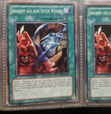 YuGiOh 2× Angriff aus dem toten Winkel DP10-DE021 Common NM 1st