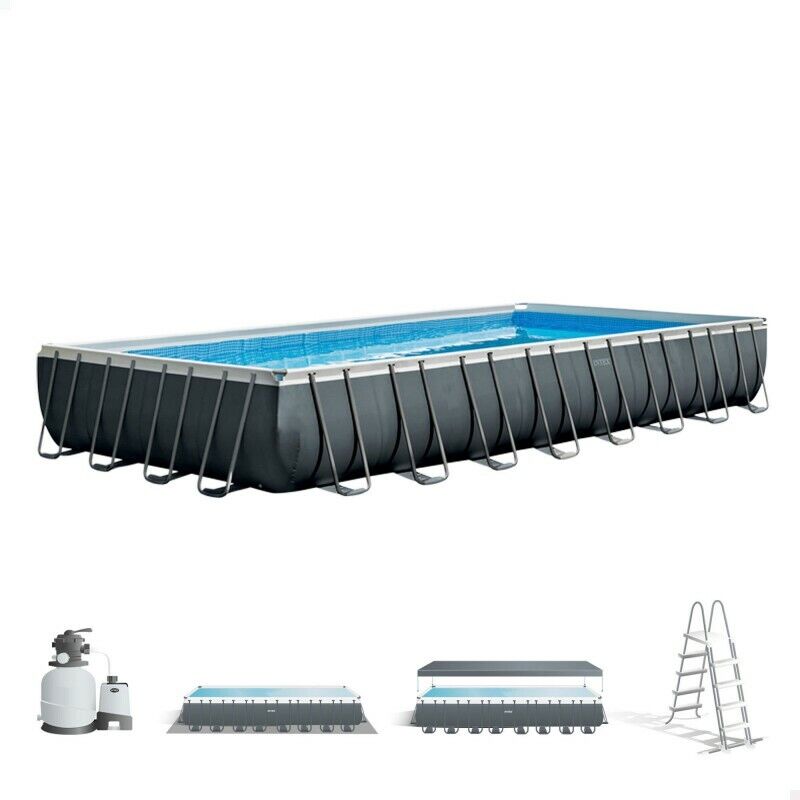 Intex 975x488x132cm swimming pool rectángulo acero muro set Intex frame piscina