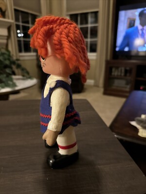 レア　希少品　RAGGEDY ANN &ANDY 1974年　貯金箱　美品 Raggedy Ann 1974 Royal Coin Bank Doll by Royalty Industries | eBay