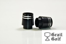 GRAIL GOLF ULTRA-PREM BLK COLLAR IRON FERRULES .355 .50" .545OD 2 CH RINGS N LOT