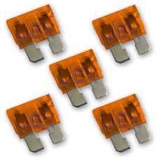 5X 5 AMP ATO/ATC Fuse Medium Blade Style Amp/Car/RV/Boat 12V/24V/32V 5A LOT