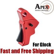 Apex Tactical Action Enhancement Aluminum Trigger for Glock Gen1-4 Red (102-152)