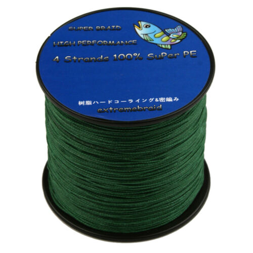 Braid Braided Fishing Line 4 Strands Abrasion Resistant No Stretch 20lb-100lb - Picture 1 of 5
