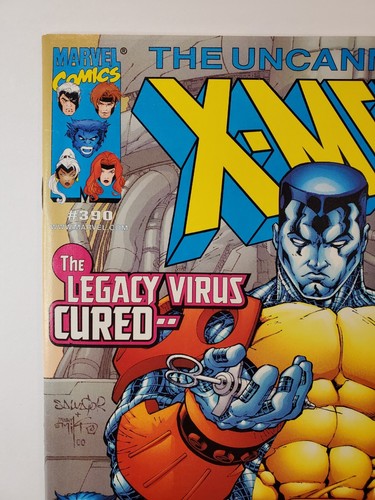 Uncanny X-Men #390 KEY Death of Colossus Lobdell Salvador Larroca 2001 Marvel - Picture 2 of 7