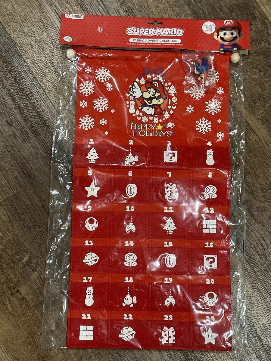 Super Mario Advent Calendar with Mario Toy 24 Days Nintendo