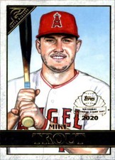 2020 Topps Chrome Gallery Preview #GP-1 Mike Trout Los Angeles Angels