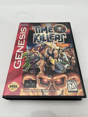 Time Killers (Sega Genesis, 1996)CIB Case - Manual - Game - Authentic - TESTED